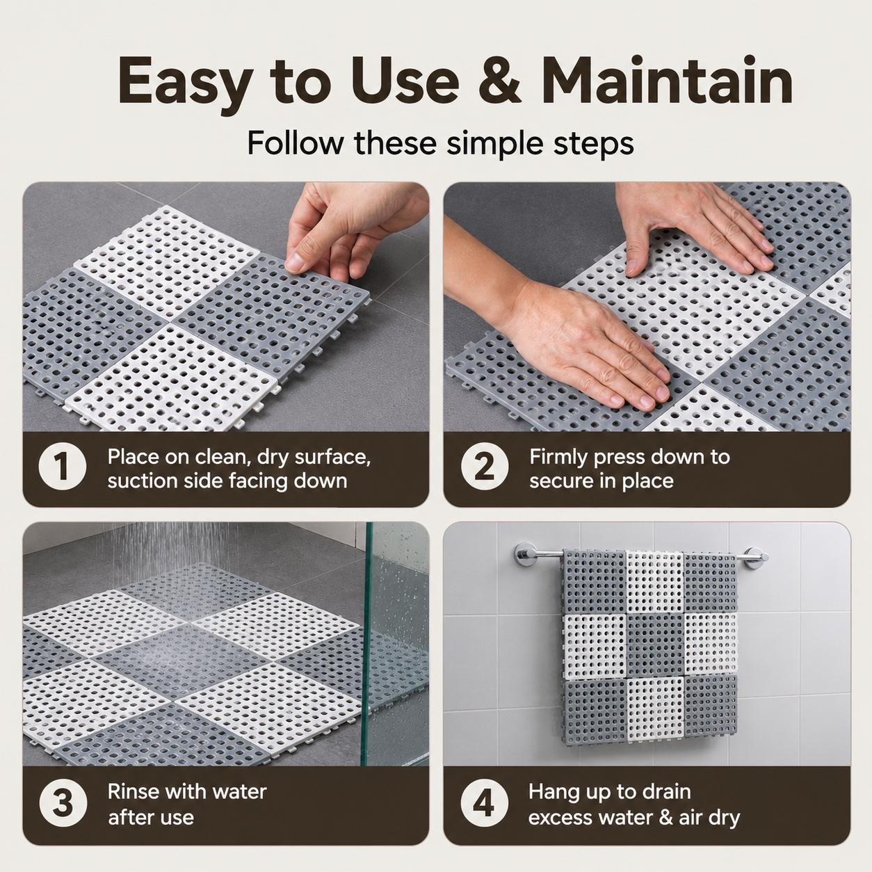 EverGrip Bath Mat